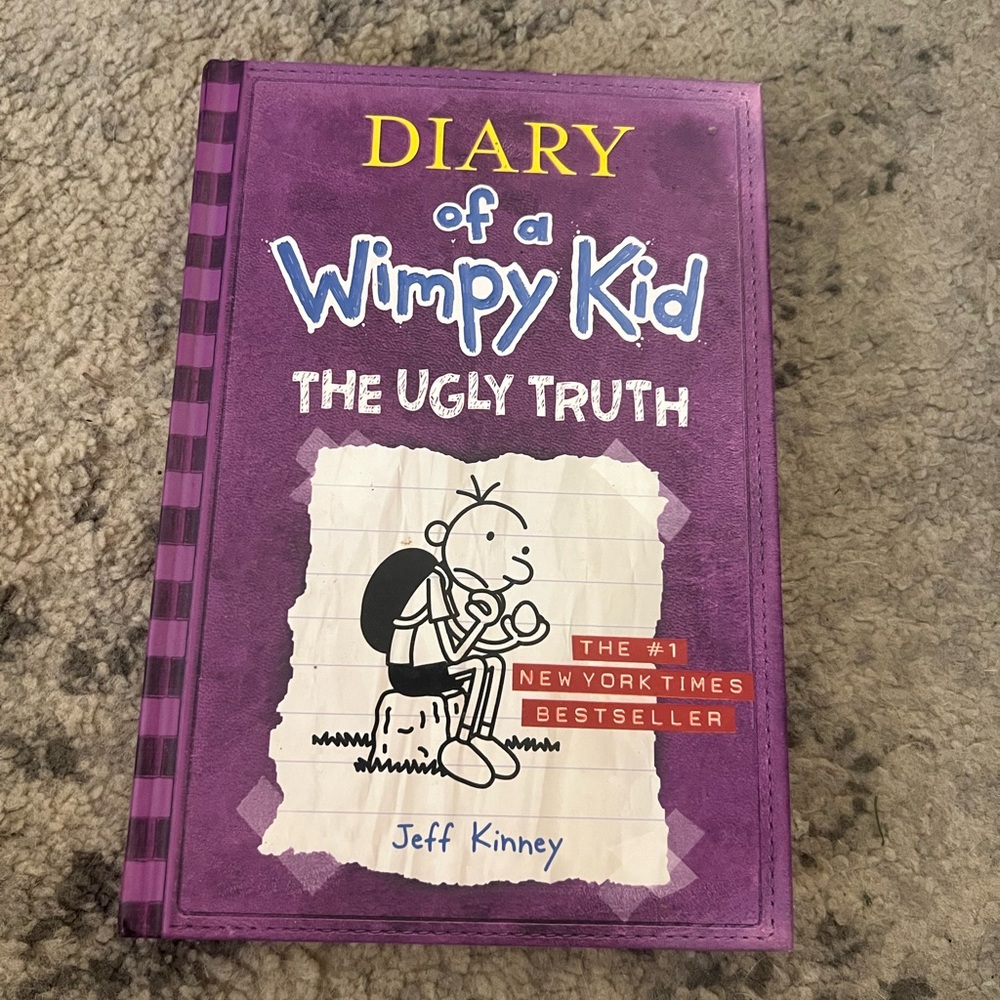 Diary of a Wimpy Kid Book 5 The Ugly Truth by Jeff Kinney Hard Cover